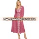 Trending Women Muslim Embroidery Summer Maxi Dress