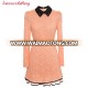 Latest design women's clothing garment apparel direct factory OEM/ODM manufacturing formal office wear patterns of lace dresses