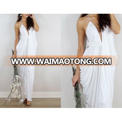 Sexy white grecian prom dress, grecian prom dress, prom dresses