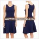 China clothing factory women's fashion clothing sleeveless summer knitted A-line dresses SYA15299