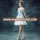 Apparel white strapless evening dresses sweetheard wrap blue embroidered superior quality mini dress sexy