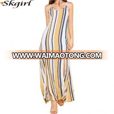 New Fashion dresses For Women 2018 Women's Clothes Striped Dress